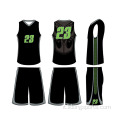 Design uniforme da basket Ultima maglia nera del basket